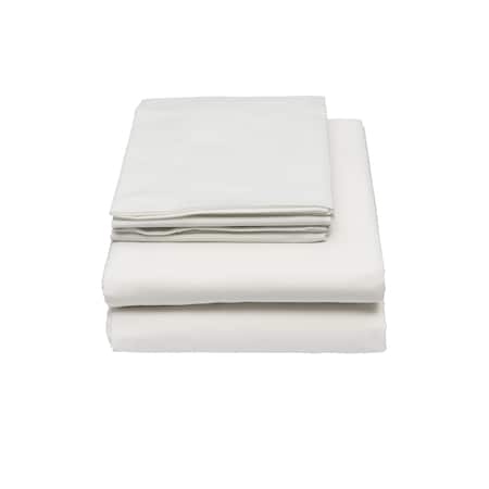 Hospeco T180 Fitted Bed Sheets White Queen (6pk) T180-608012